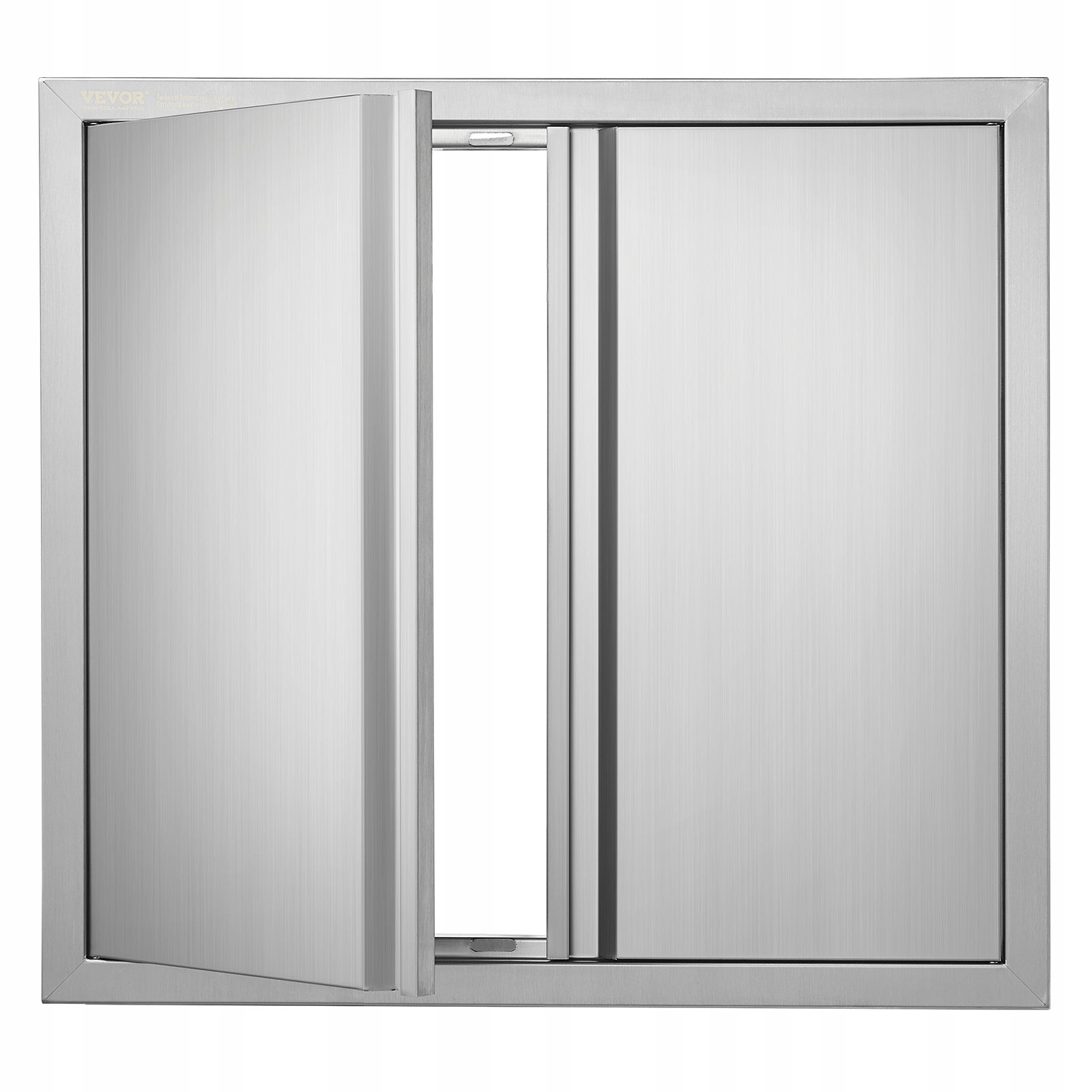 Dvere do grilu 660x610 Dvojité Nerezová Oceľ Zapustené úchytky Kuchyňa