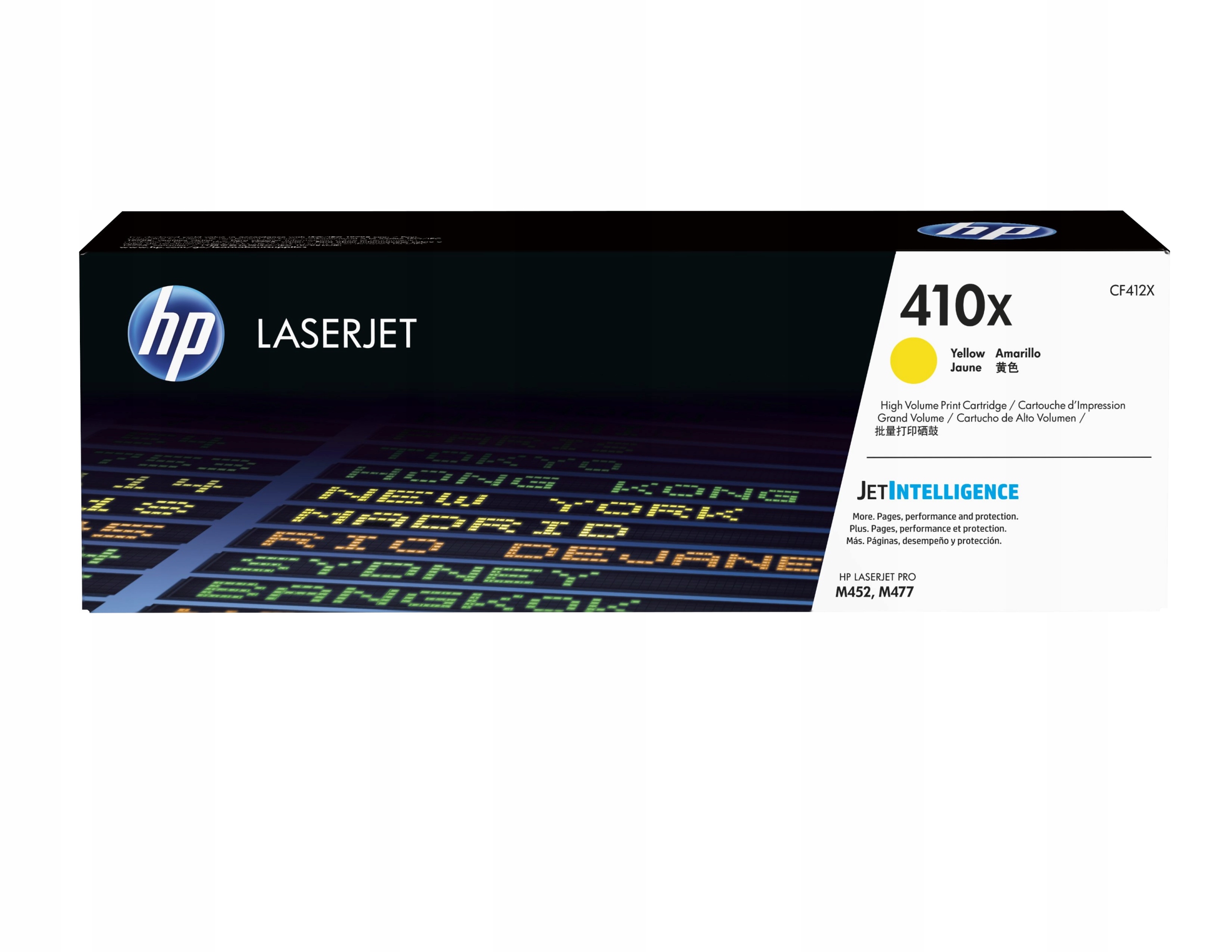 Toner Hp 410X CF412X Žltý Hp MFP377 M452 M477