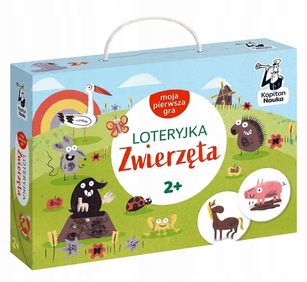 Książka Edukacyjna Logiczna Czytanka Dla Dzieci Moja Pierwsza Gra Loteryjka