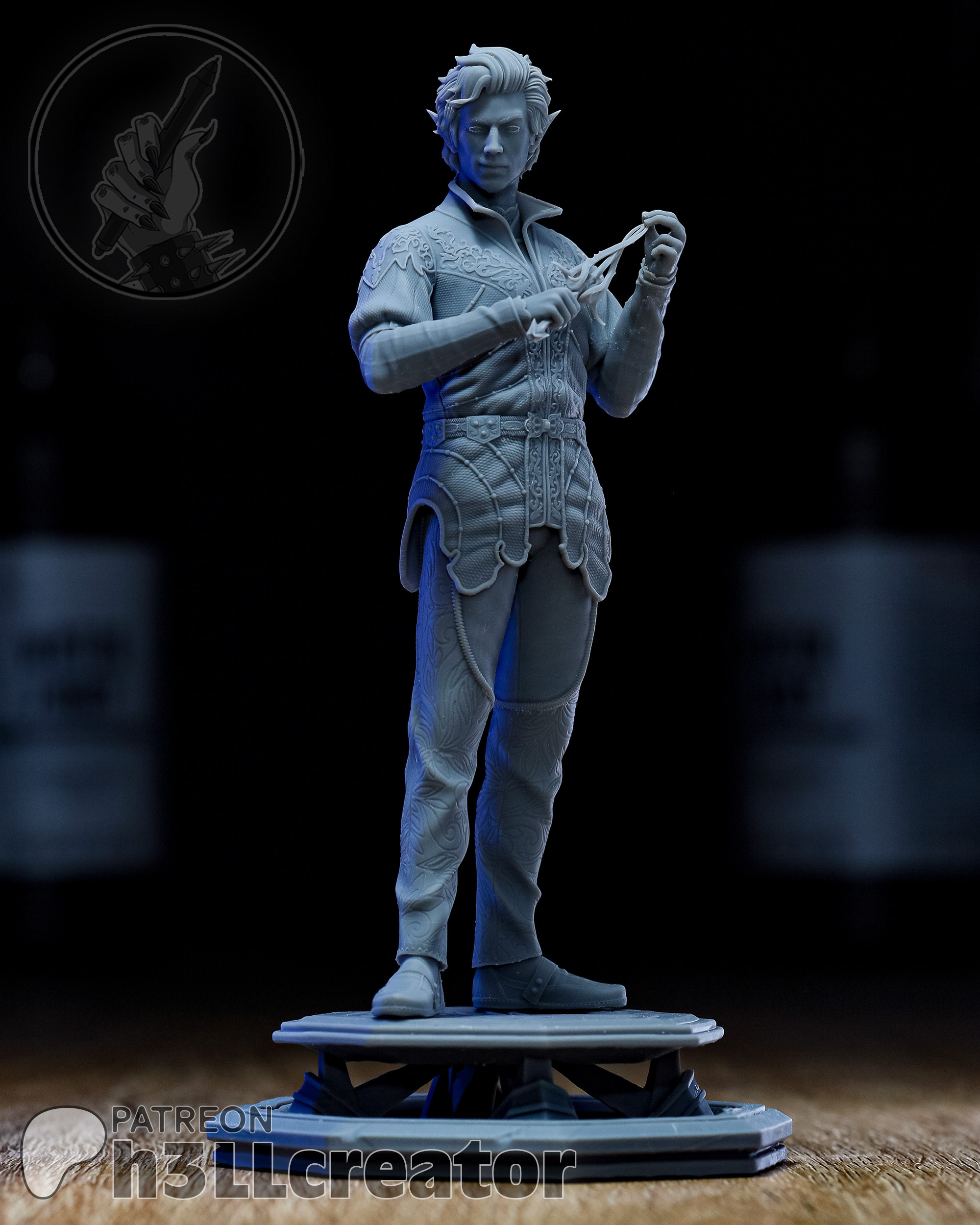 Figurka Astarion Baldurs Gate 3 h3LL creator 3D tisk 12K