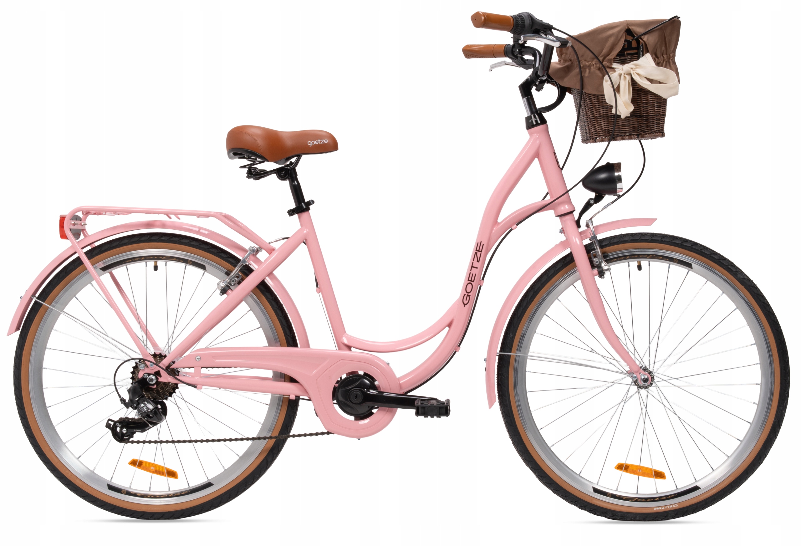 Damski Rower Miejski Goetze 26 Lekki Damka Shimano Kosz