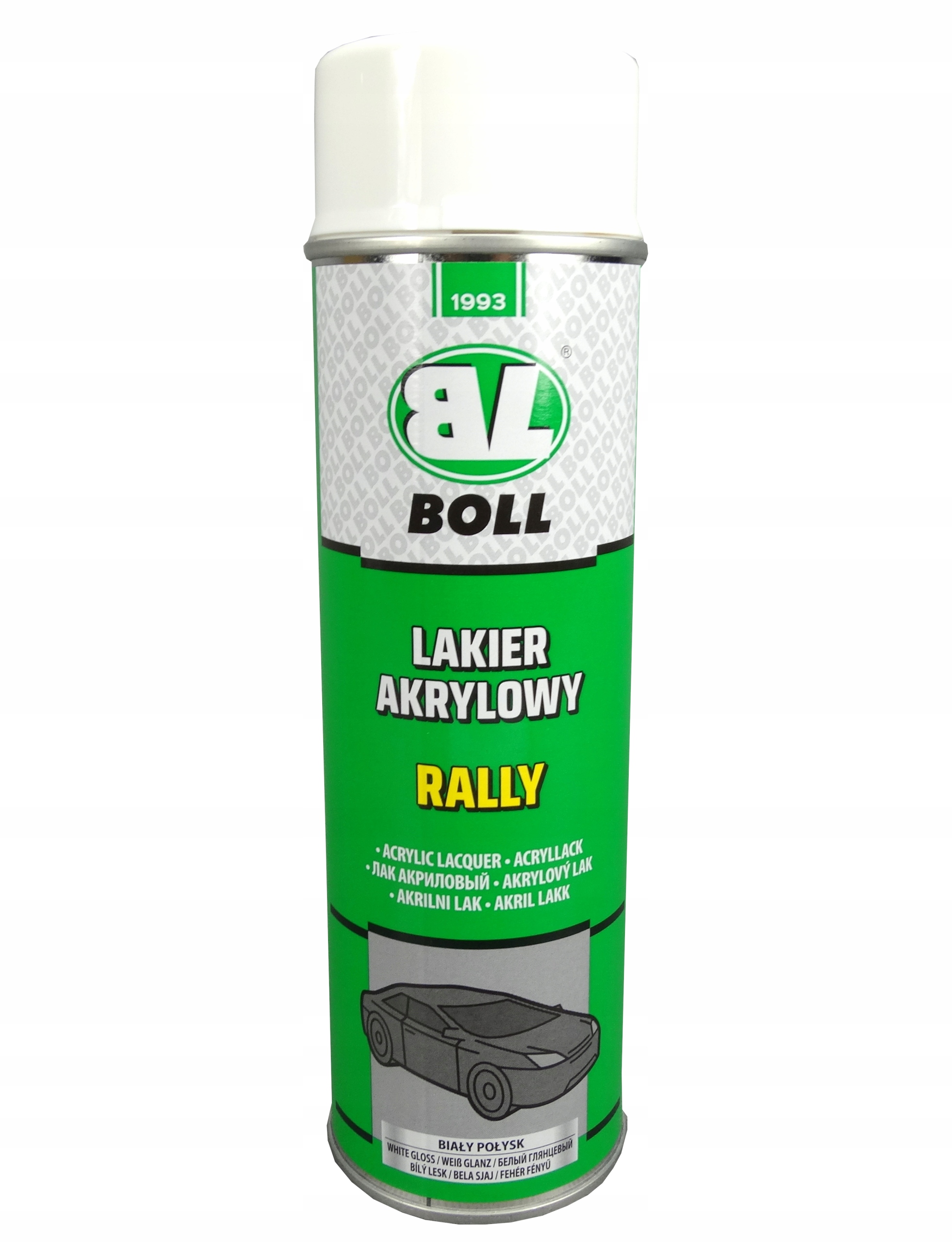 Boll Lakier Akrylowy Biały Połysk 500 ML Rally