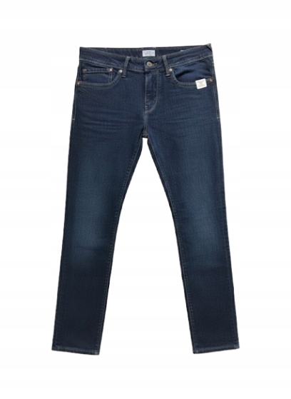 Pepe Jeans Modré Trubičky Pánské Džíny S Oděrkami 32/32 Xqe
