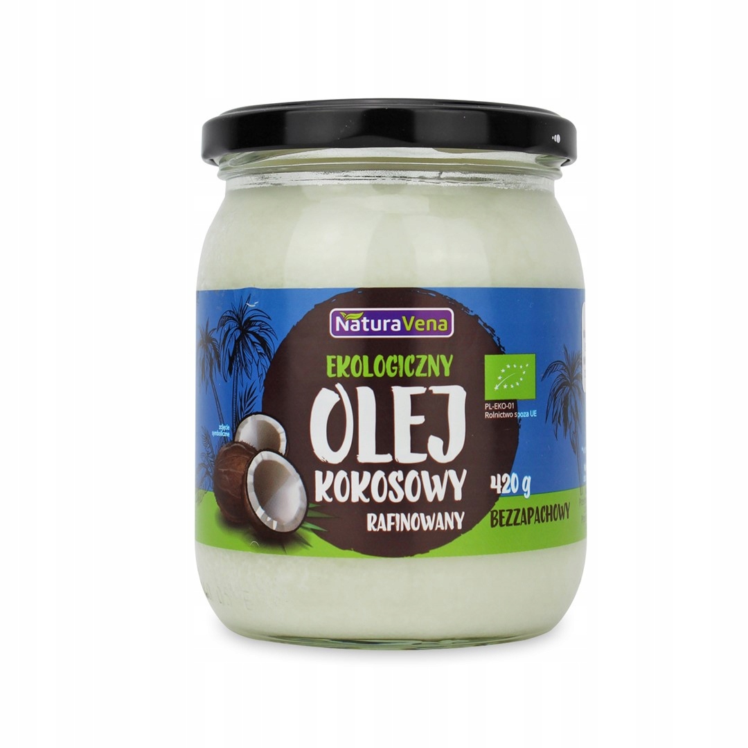 Levně 3X Rafinovaný Kokosový Olej Bio 420 g Naturavena