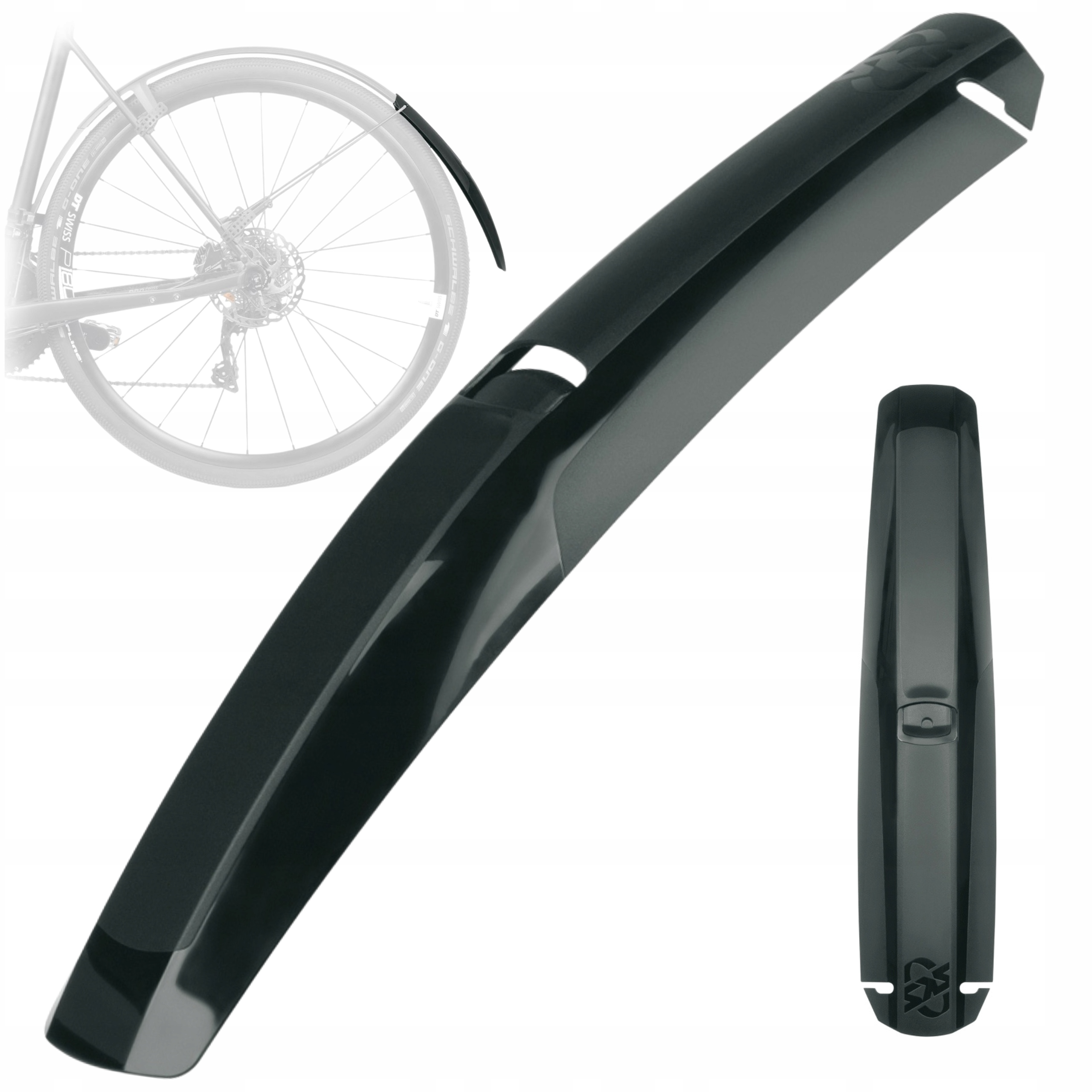 Przedłużka tylnego błotnika rowerowego Sks Speedrocker 170 mm Łatwy Montaż