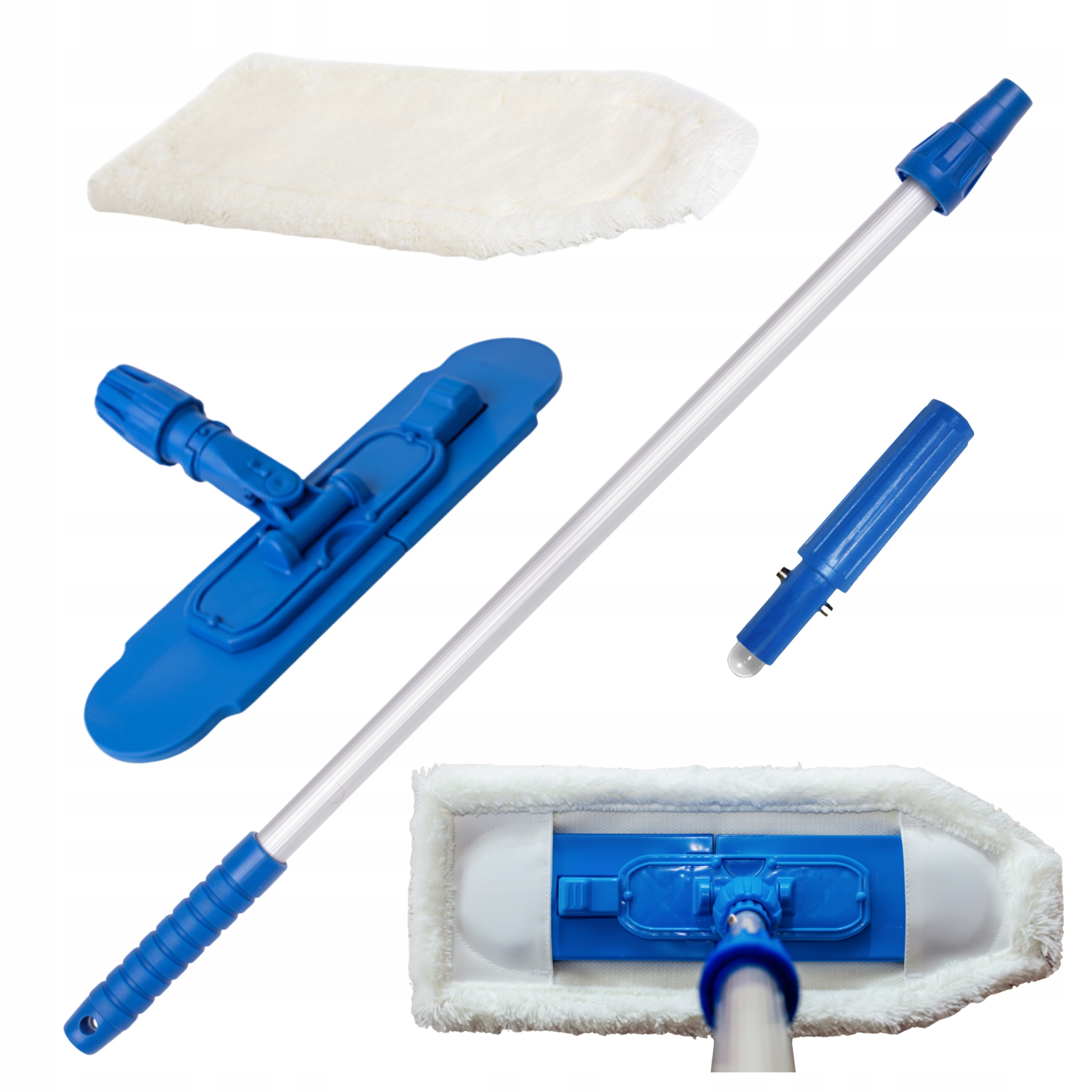 Levně Raypath Plochý mop na mop vložka na mytí okenních panelů Čalounění