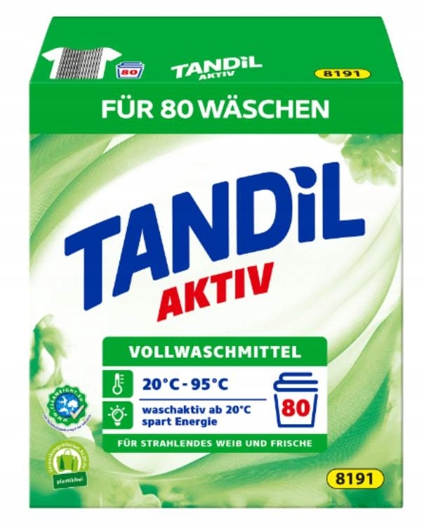 Levně Tandil Prášek Praní Silný Prací Prostředek Bílých Tkanin 5,2kg 80p z Německa
