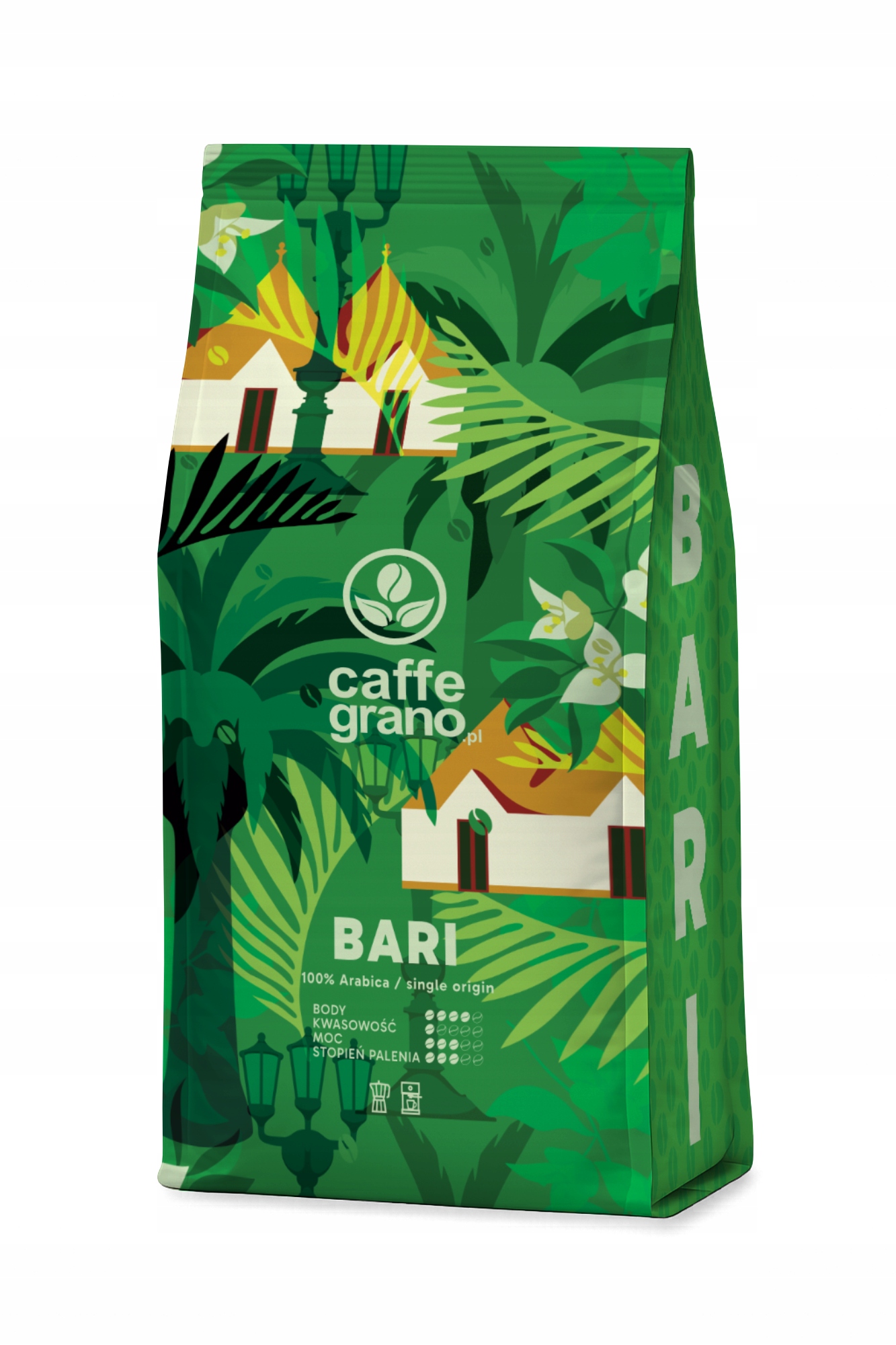 Levně Káva Zrnková 1 kg Bari Čerstvě pražená Směs Caffe Grano