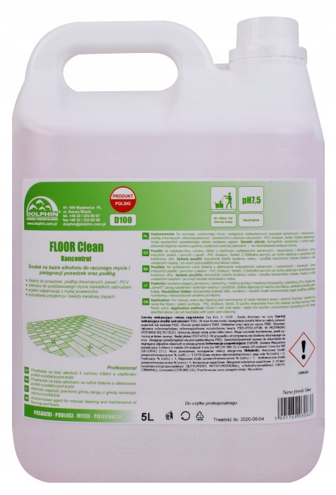 

Płyn do mycia podłóg posadzek Koncentrat zapach 5L