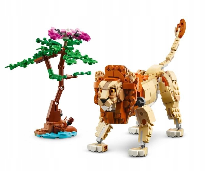 Klocki Lego Creator 31150 Dzikie zwierzęta z safari 9 + Bohater brak