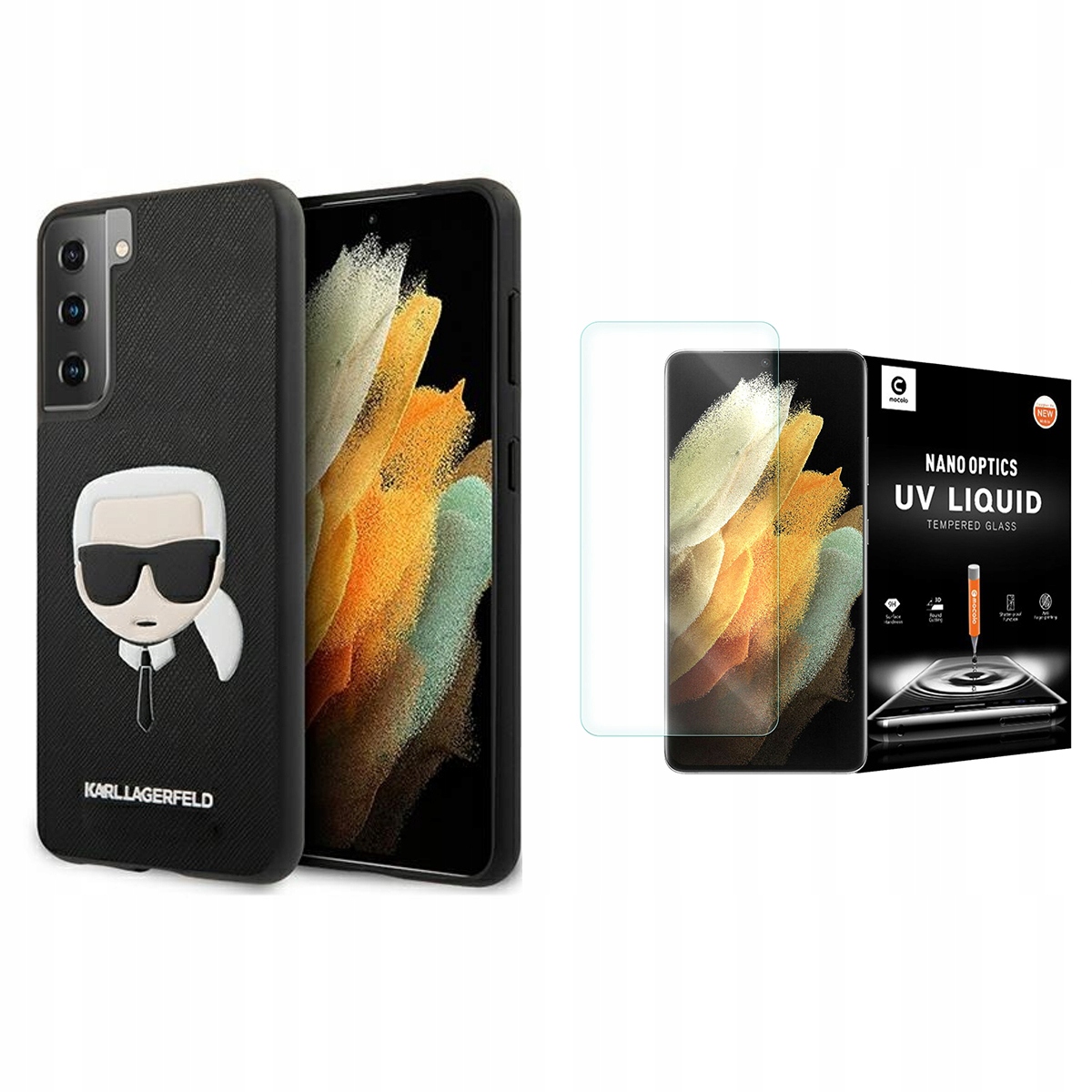 

Karl Lagerfeld Etui Do Galaxy S21 + Szkło Mocolo