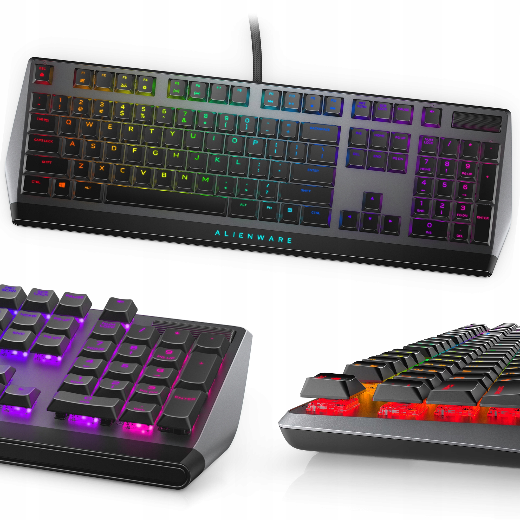 Klawiatura Gamingowa Alienware AW510K Led Rgb Red Cherry MX Dark Side