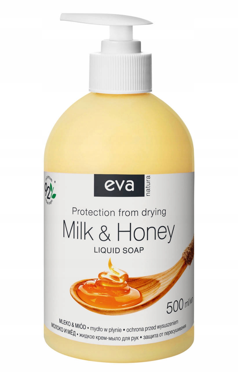

Eva Natura mydło w płynie mleko i miód 500ml