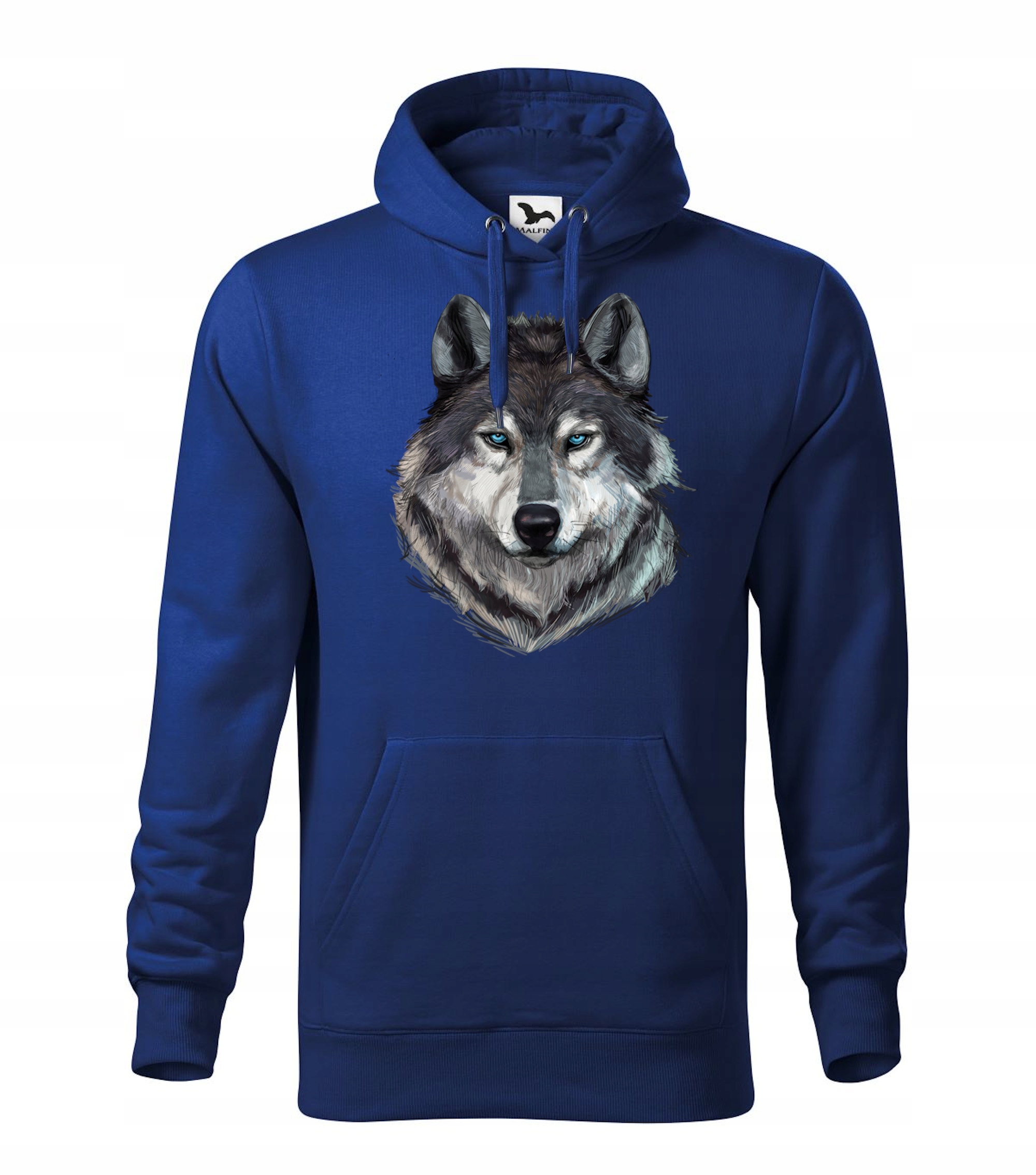 

Bluza Z Wilkiem Męska Wilk Z Kapturem 2XL