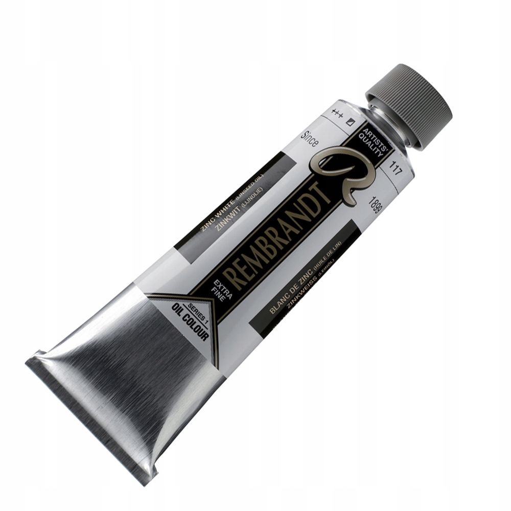 Talens Rembrandt barva olejová 150 Ml 117 Zi White L
