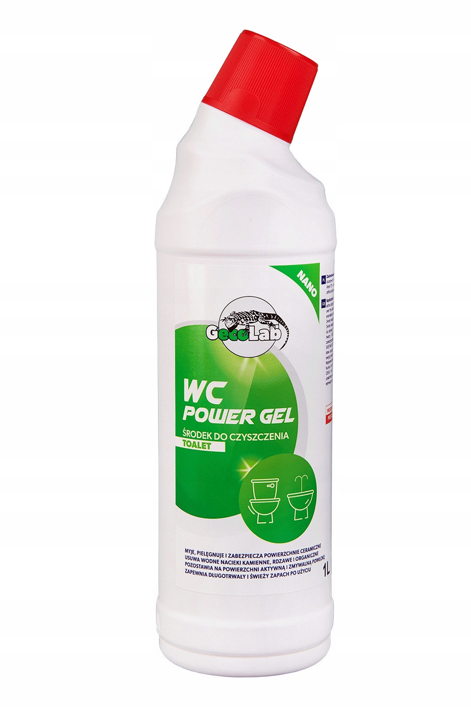 Levně GecoLab Wc Power Gel Prostředek na toaletu 1L