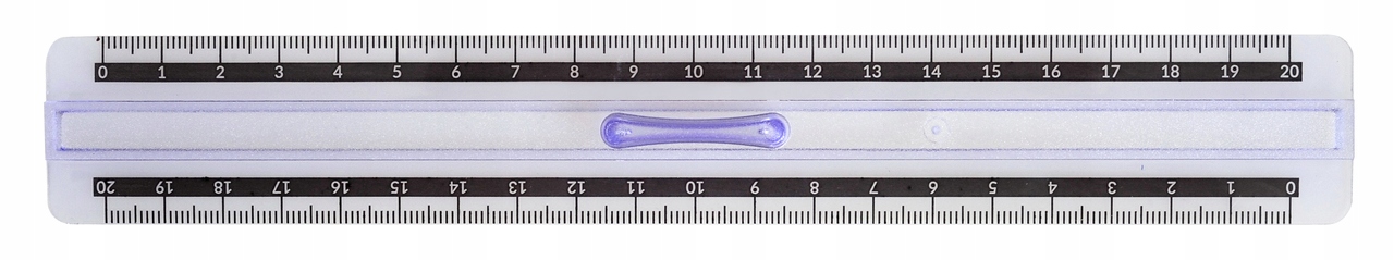 

Linijka plastikowa 20cm dwustronna z uchwytem Memo