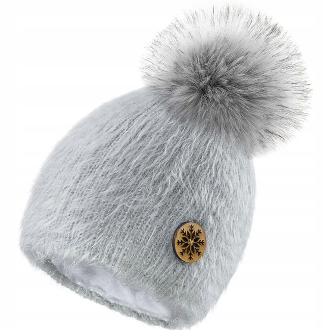 

Zimowa Czapka Woolk Adele Mocherowa Z Pomponem