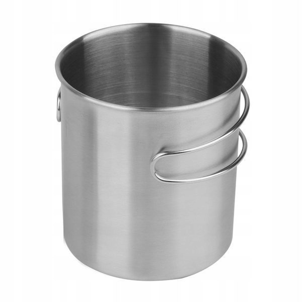 Mil-Tec Kubek ze Stali Nierdzewnej ze Składanym Uszkiem 800 ml