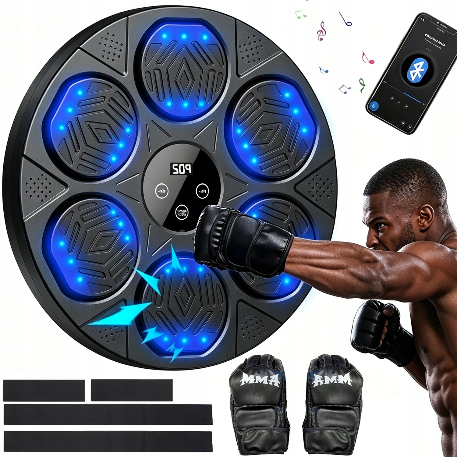 Bluetooth Boxovací Stroj Nástěnné Vybavení Pro Pěstní Trénink