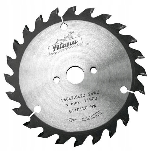 Kotouč pilový Sk 81-26 Wz, Ø 200 x 2,5 x 20 mm, 24 zubů, Pilana