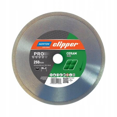 Diamantový kotouč 180x25.4 mm Norton Clipper Pro Ceramic Glass