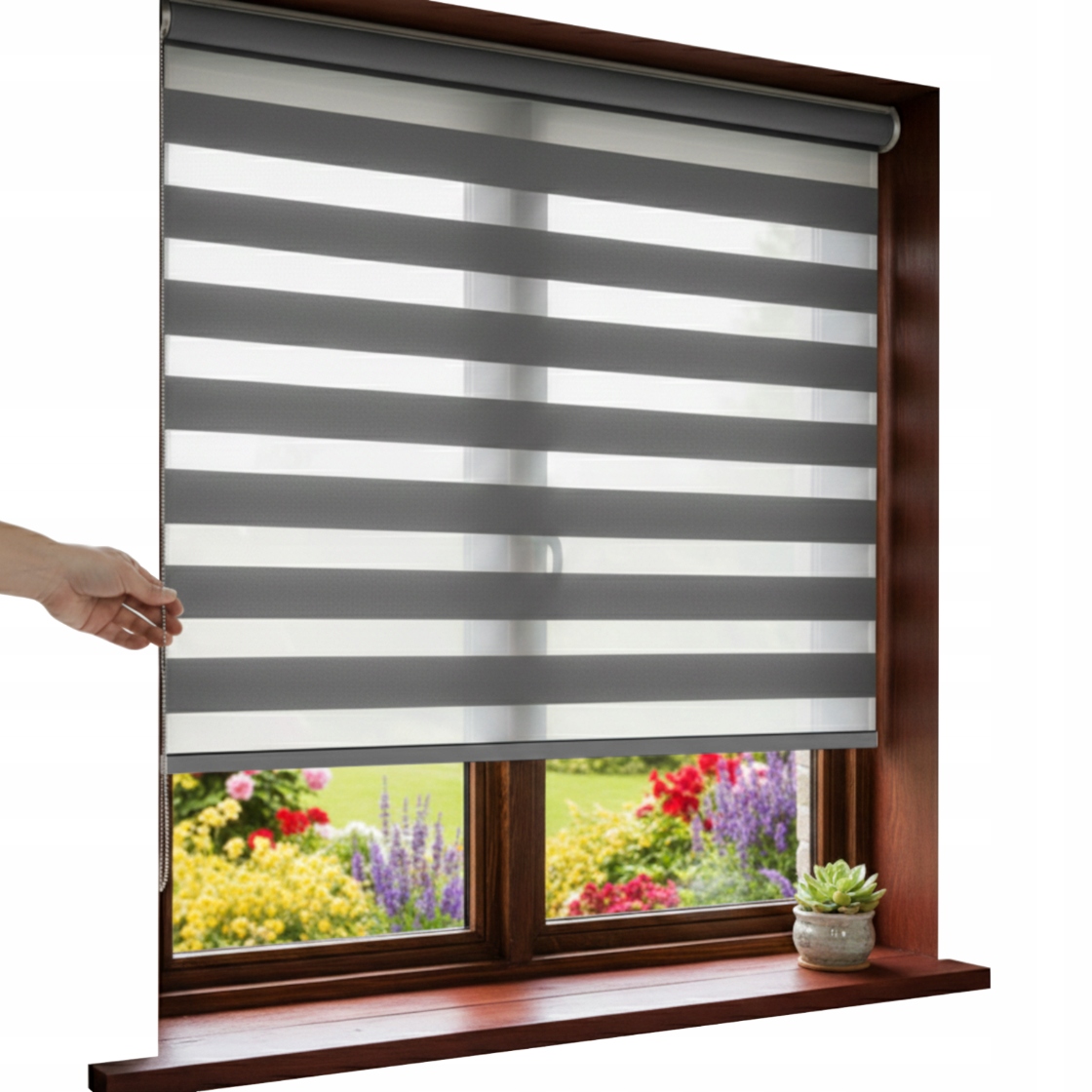 Nástěnná Roleta Den Noc fi 25 mm Tkaniny Prestige Na Míru 70x180 cm