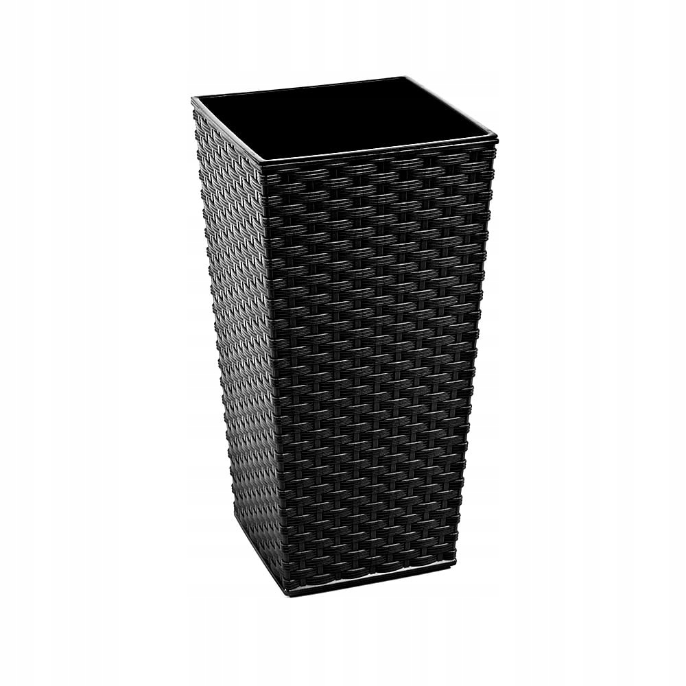 

Doniczka Finezja 350x350 rattan czarny Lamela