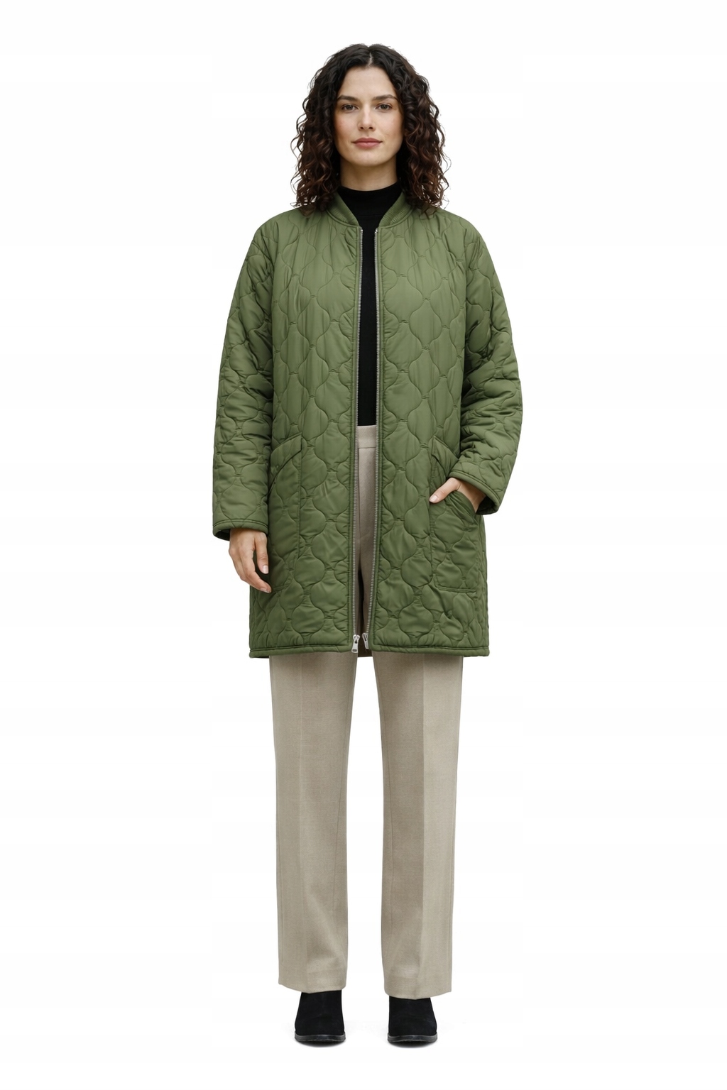 United Colors Of Benetton Prošívaná Bunda Pro Bieder Zelená S I3C