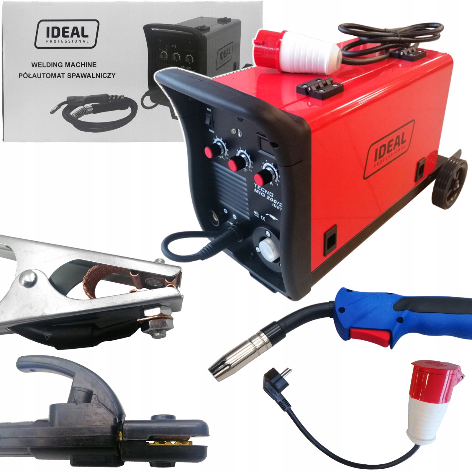 НАПІВАВТОМАТИЧНИЙ ЗВАРЮВАЛЬНИЙ АПАРАТ IDEAL 230 / 400V MMA TECNO