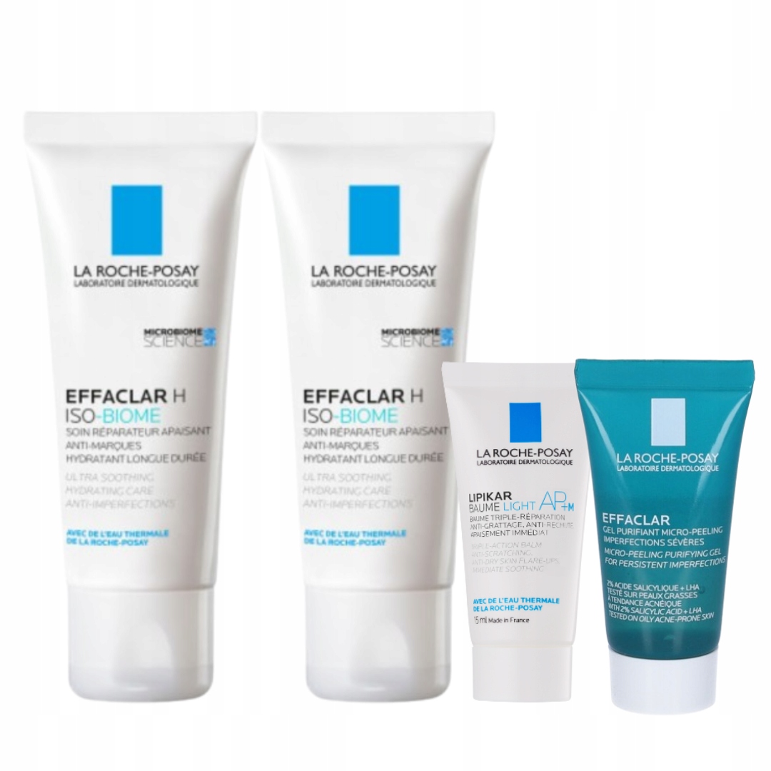 Krem do twarzy nawilżający La Roche-Posay Effaclar Iso-Biome 40ml 2-PAK
