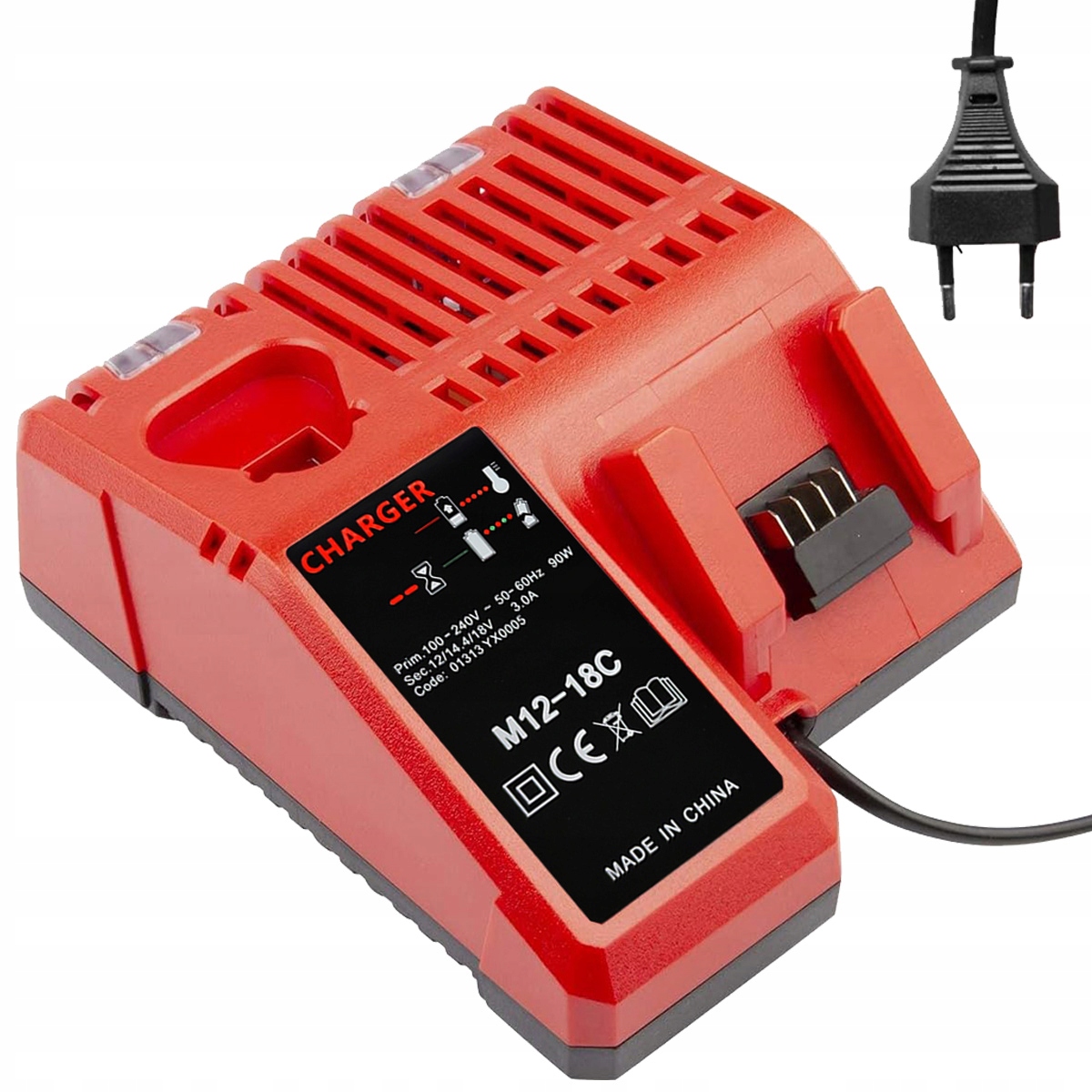 Ładowarka zamiennik do Milwaukee M12-18FC Do Ładowarka M12 M18 Akumulatory