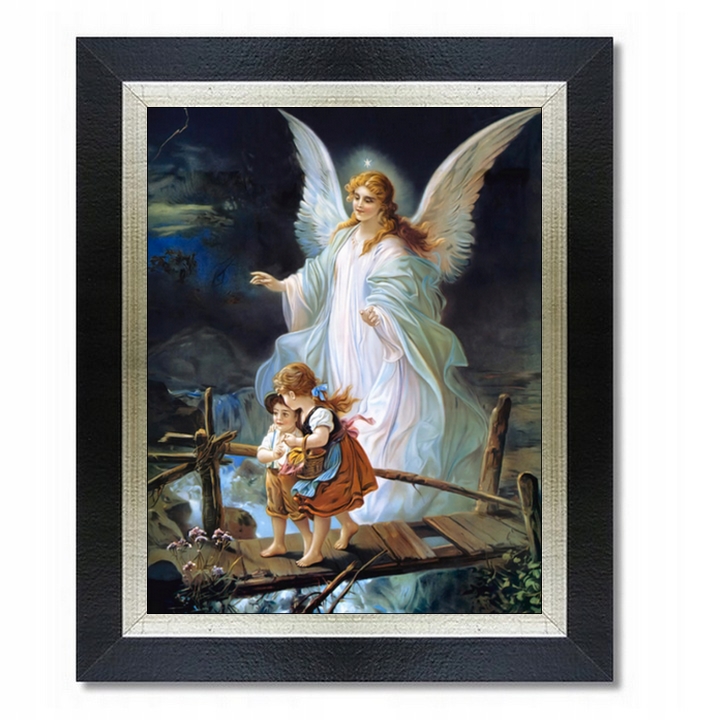 obraz Anioł Stróż Dla Dziecka na chrzest