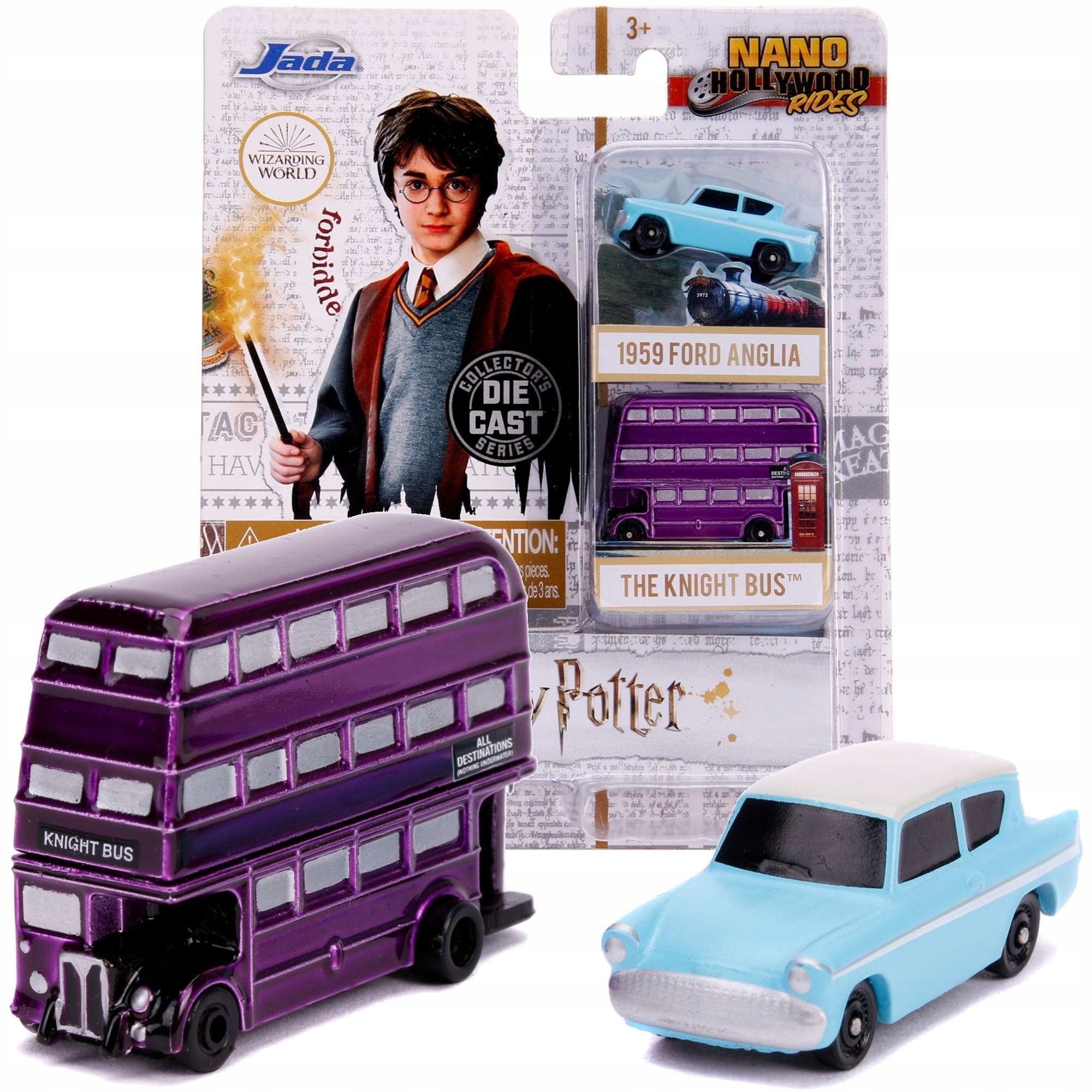 

Harry Potter Zestaw 2 Mini Pojazdy Ford Anglia Bus