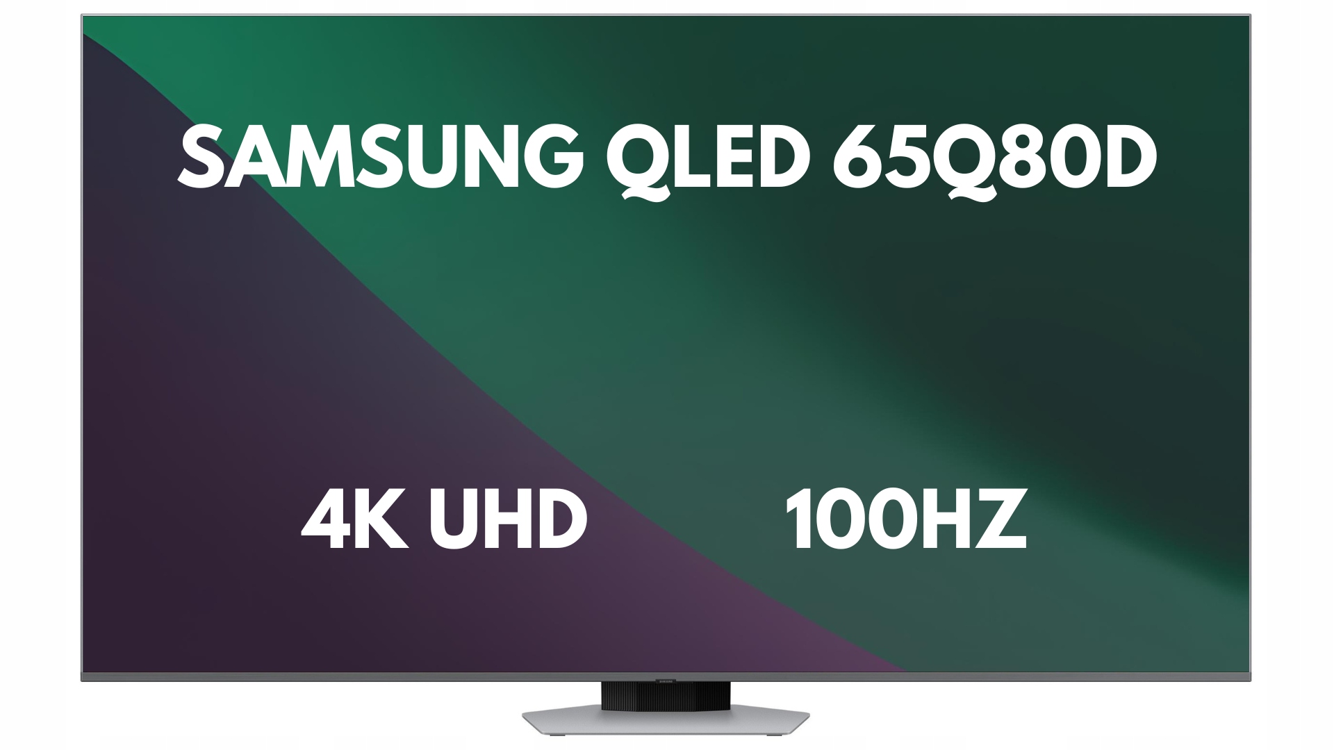 TELEWIZOR SAMSUNG 65Q80D 4K UHD DVB-T2 QLED 100HZ TIZENTV QE65Q80D 2024