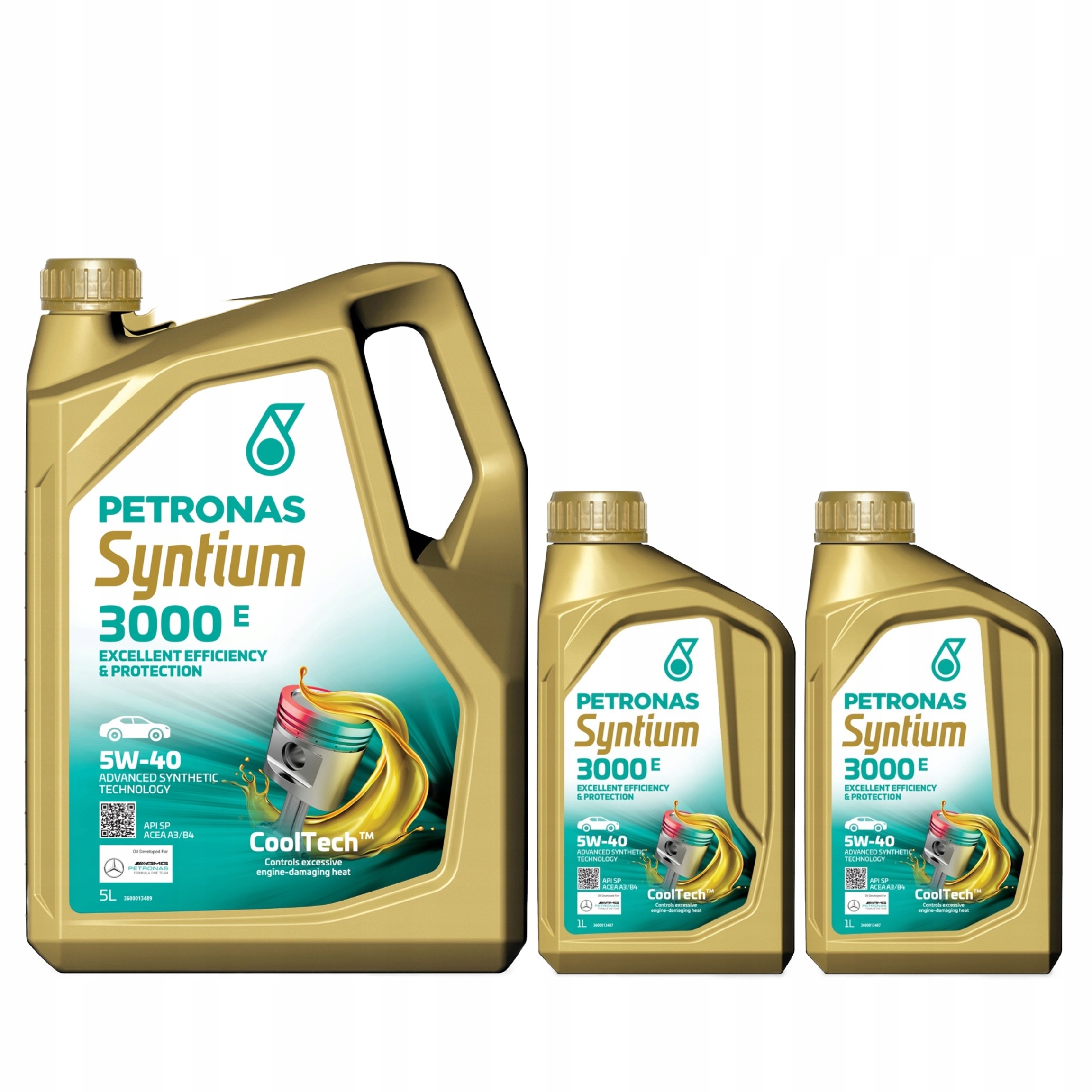 Petronas Syntium 3000 E 5W-40 Sp 5L Petronas Syntium 3000 E 5W-40 Sp 1Lx2