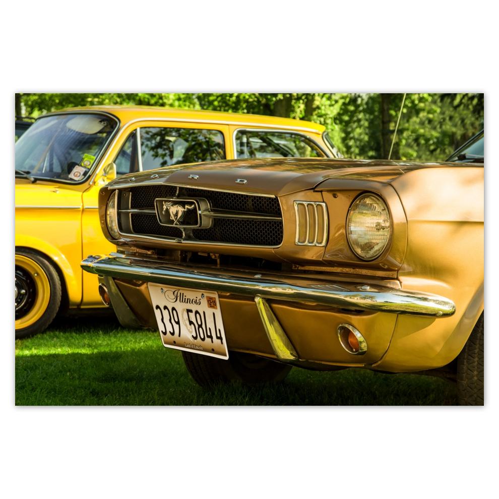 

Plakaty 60x40 Form Mustang made in Usa