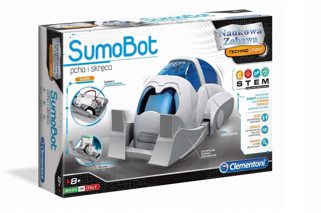 SUMOBOT Clementoni KONŠTRUKČNÁ SADA pre dieťa VZDELÁVACÍ ROBOT Mega Značka Clementoni
