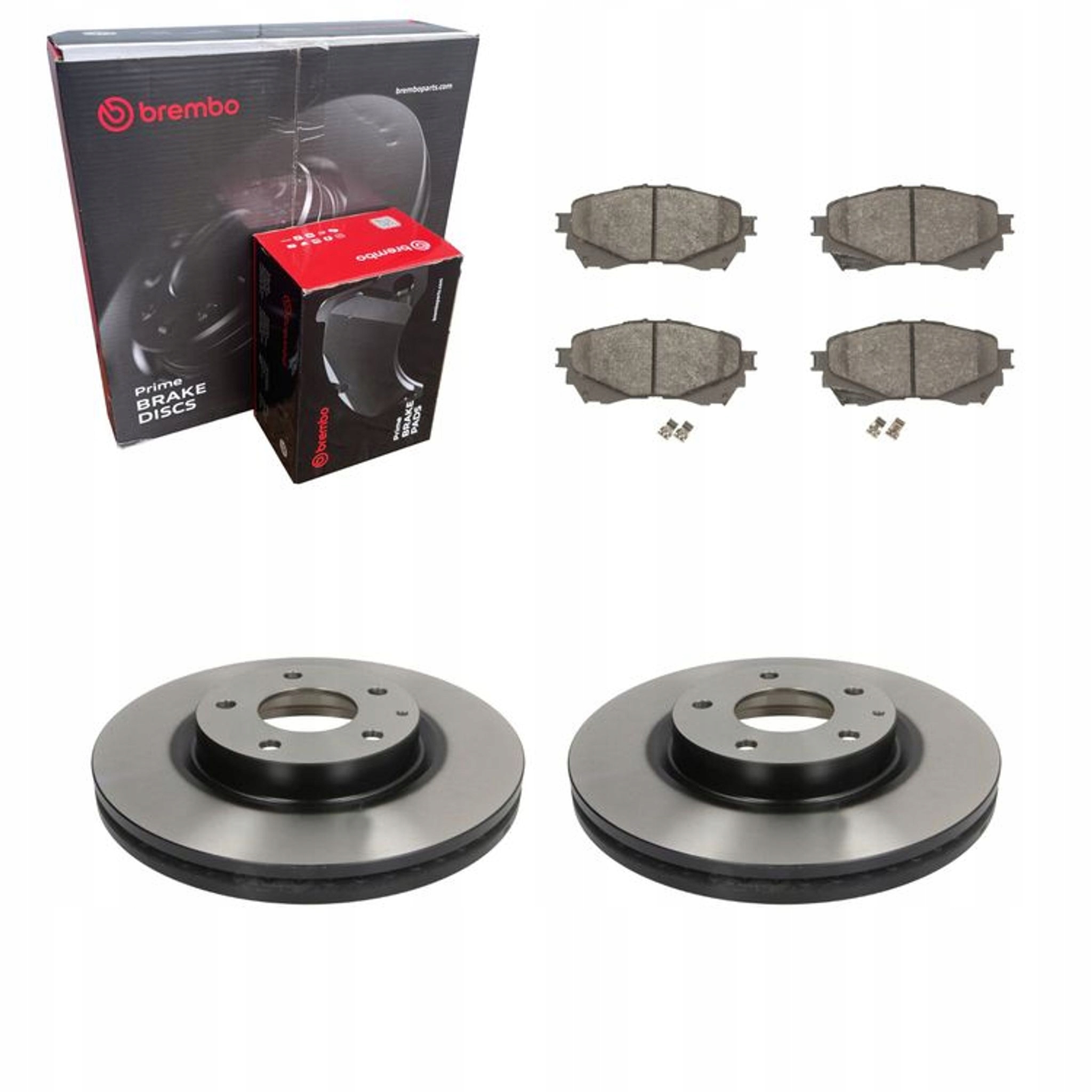 2× Brembo 09.C654.75 диск mazda 11- перед + тормозные колодки P 49 048 6