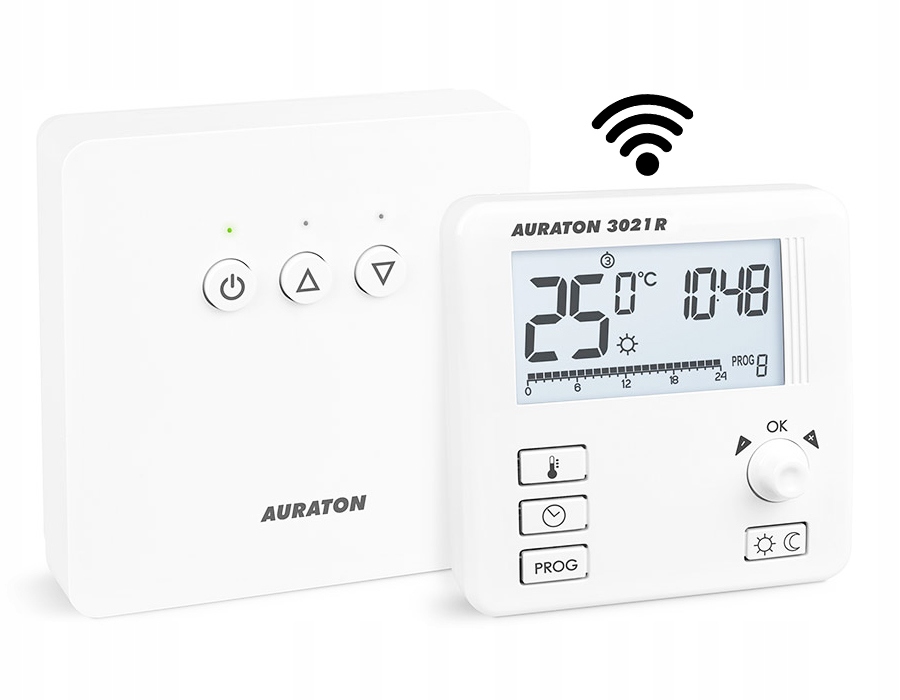 

Bezprzewodowy Regulator Termostat Pokojowy Auraton