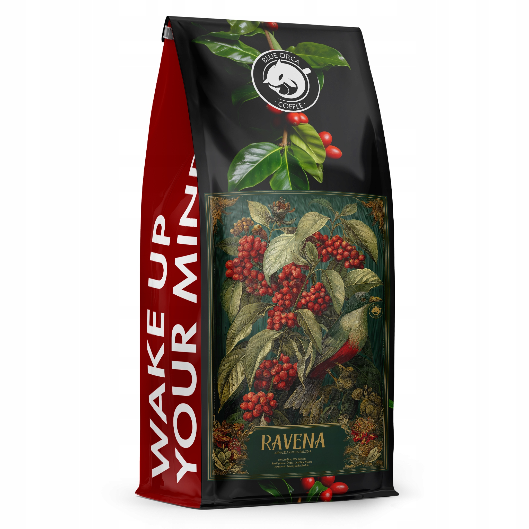 Káva zrnková 1 kg Čerstvě pražená Ravena Limited Edition je ideální do kávovaru