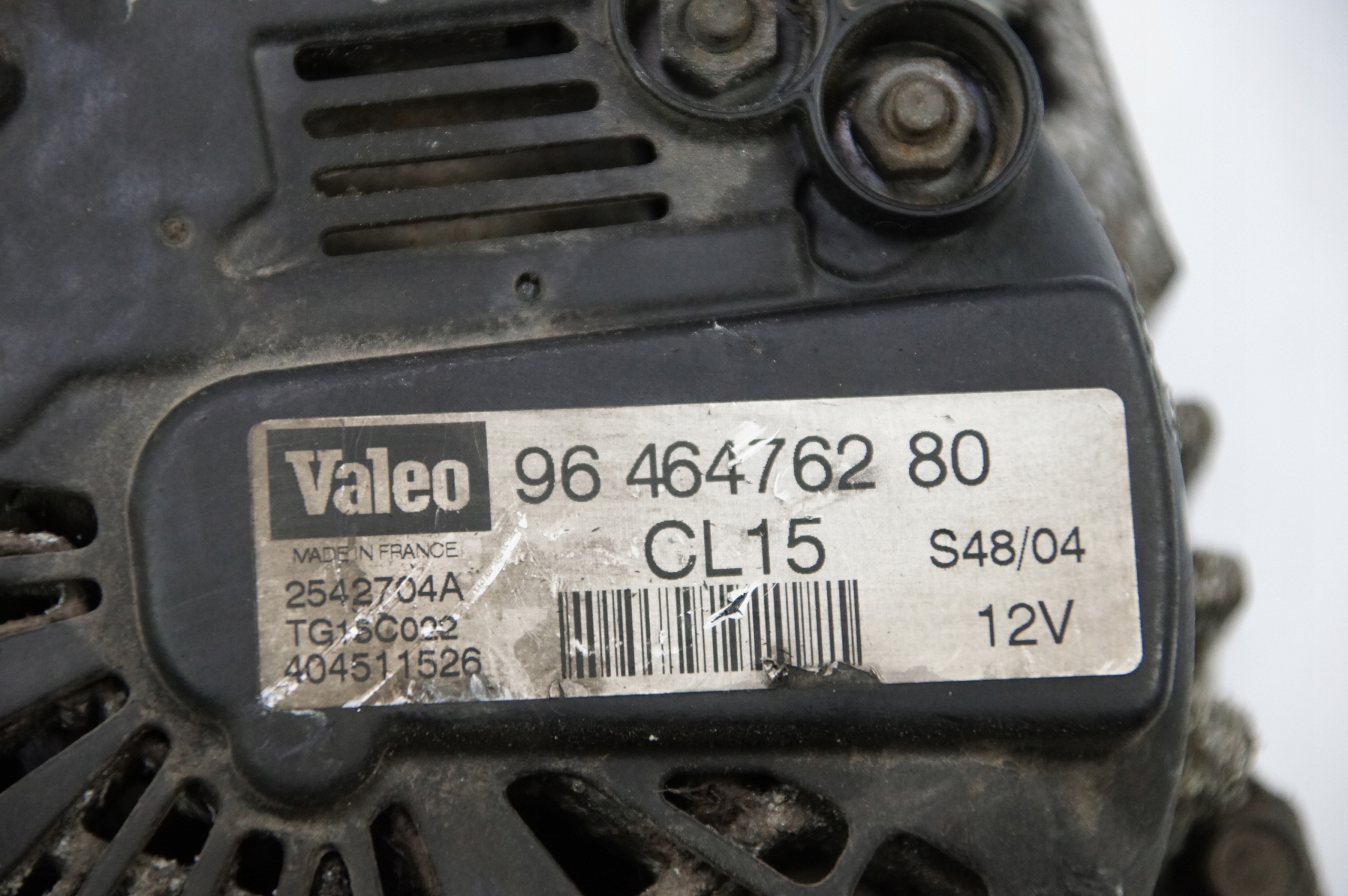 alternátor 9646476280 CITROEN C3