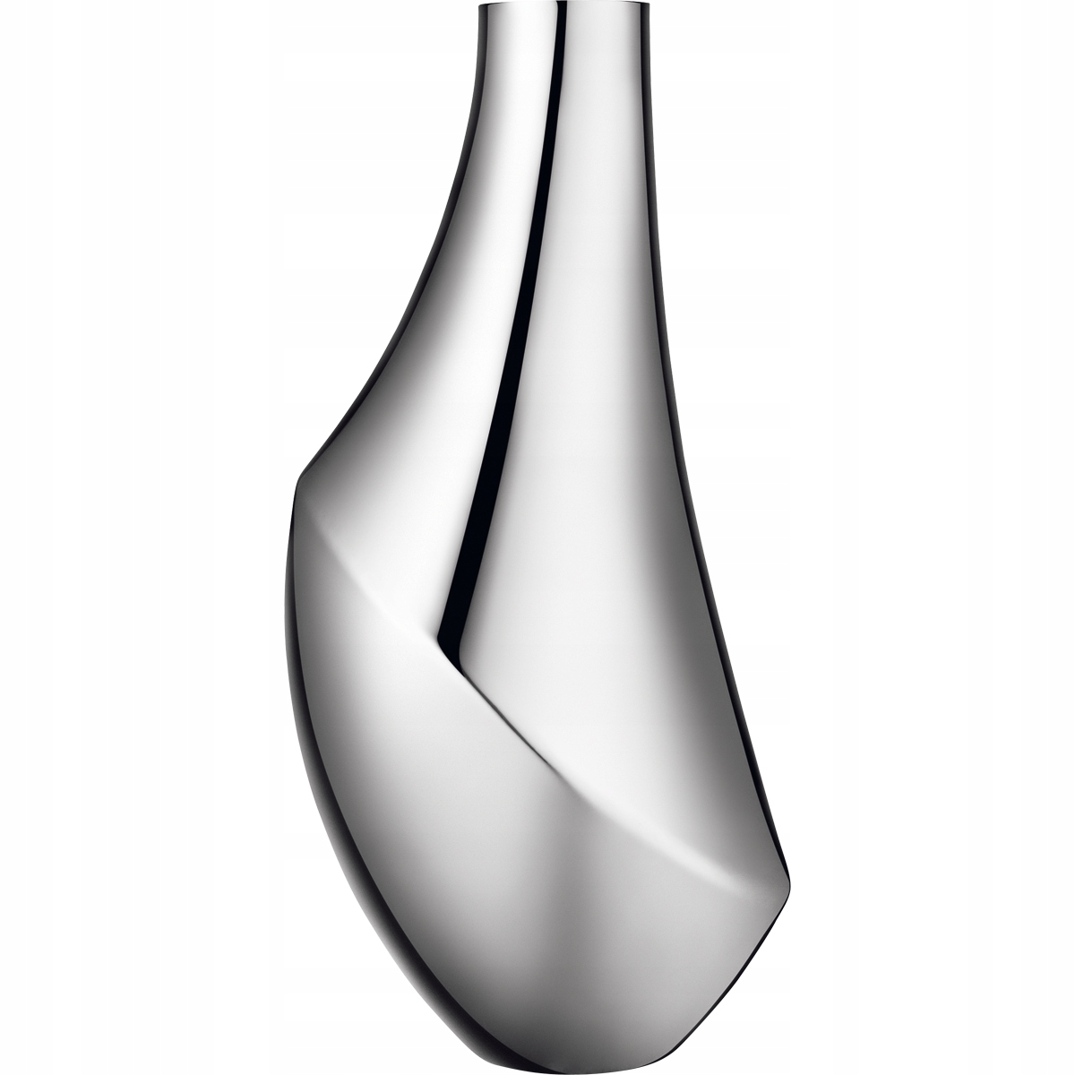 Georg Jensen Flora Váza 50 cm Strieborná leštená oceľ