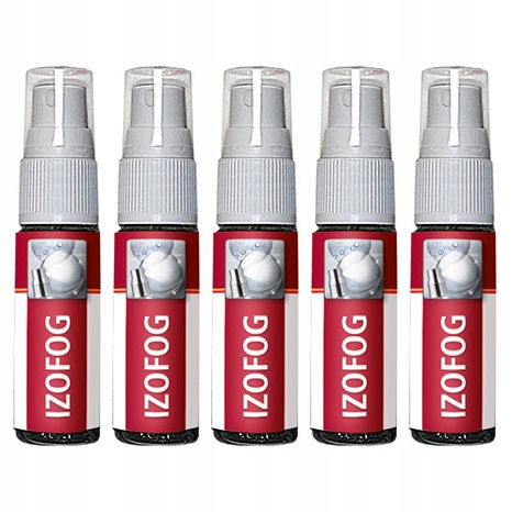 

5x Izofog Płyn przeciw parowaniu okularów 15 ml