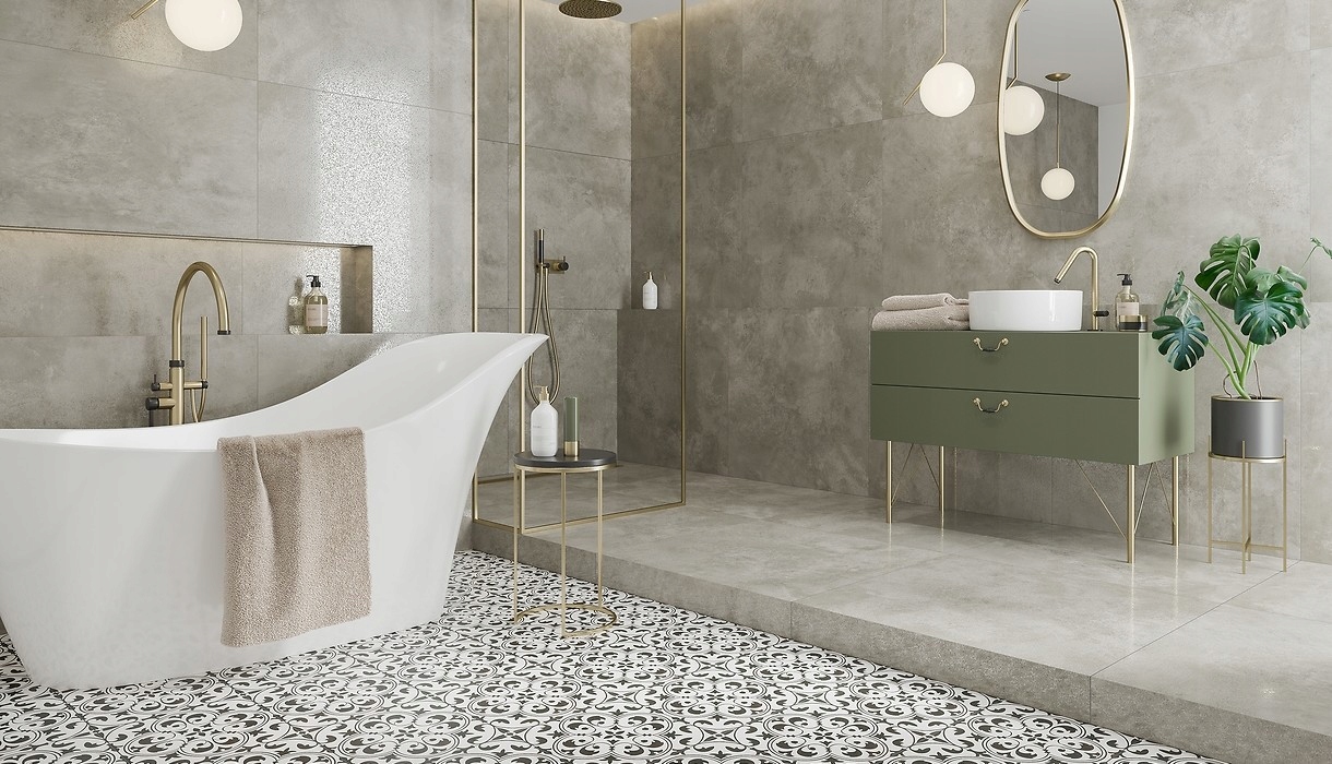 Płytki podłogowe GRES 29,8X29,8 NAOMI 1,33m Kolor wielokolorowe