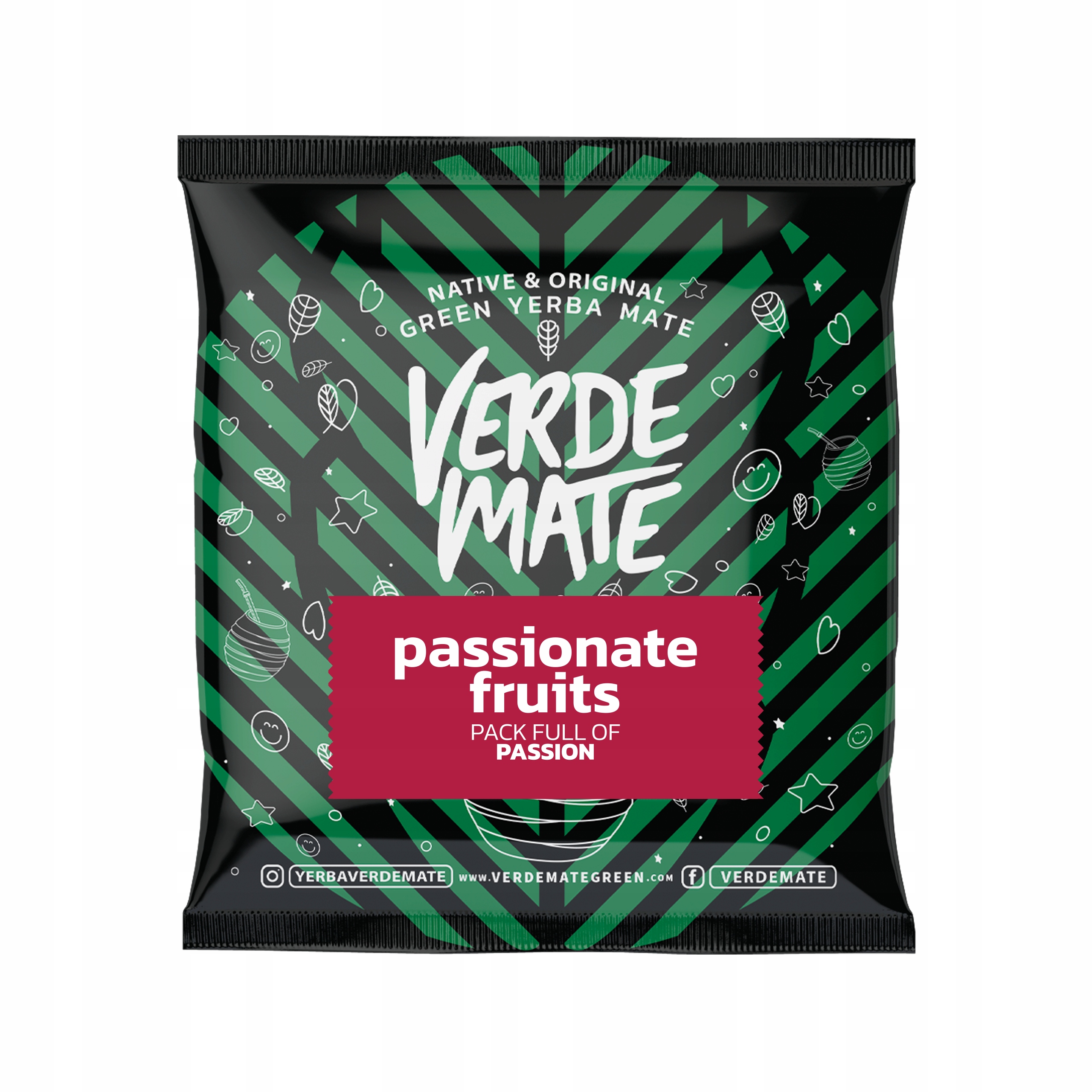 Levně 9 x Verde Mate Green Passionate Fruits 50 g