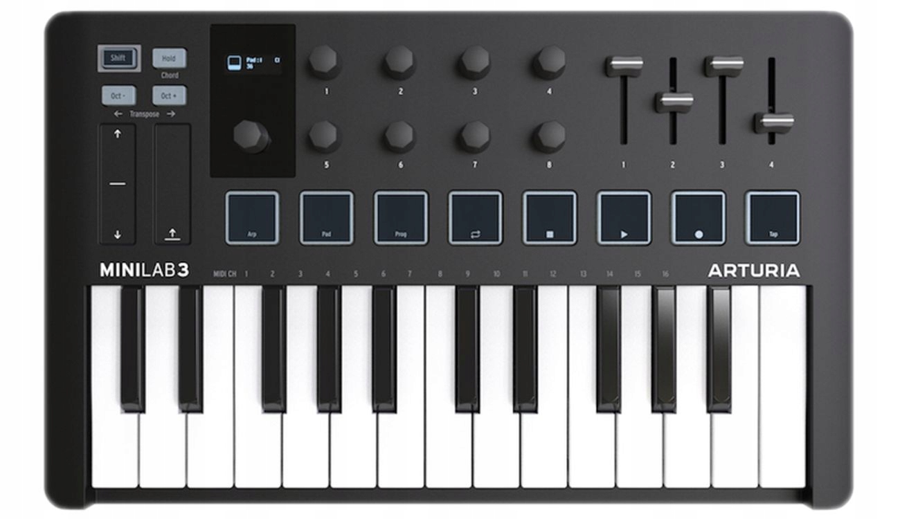 Kontroler Arturia MiniLab 3 czarny 15298664120 - Sklepy