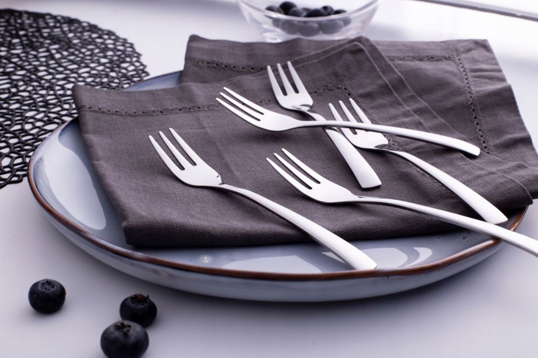 Komplet widelczyków małe do ciasta deserowe Altom Design Future 6 el. Kod producenta 0104013222