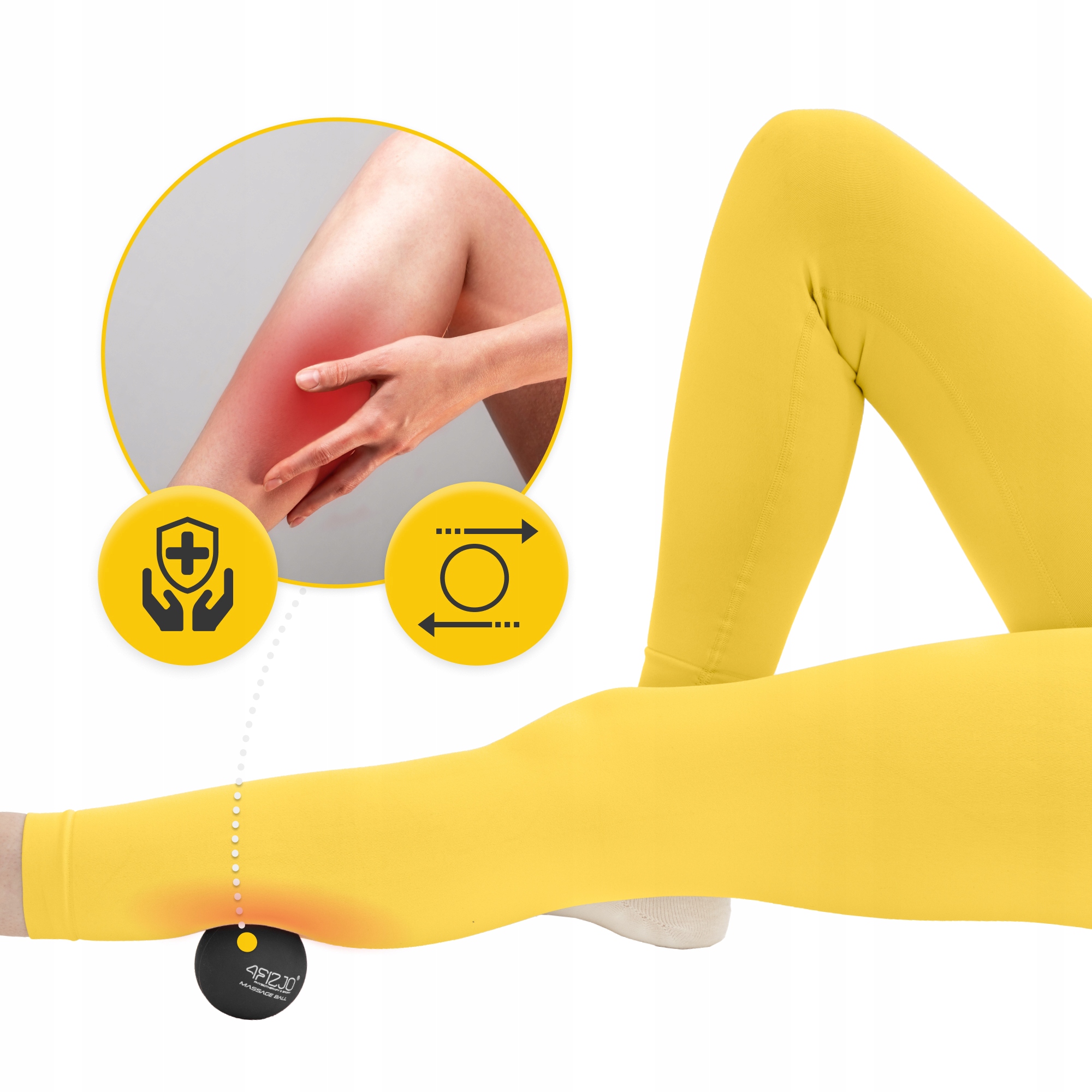 PIŁECZKA DO MASAŻU FIZJOTERAPII ROLLER BARDZO TWARDA ROZLUŹNIENIE MIĘŚNI Twardość twarde