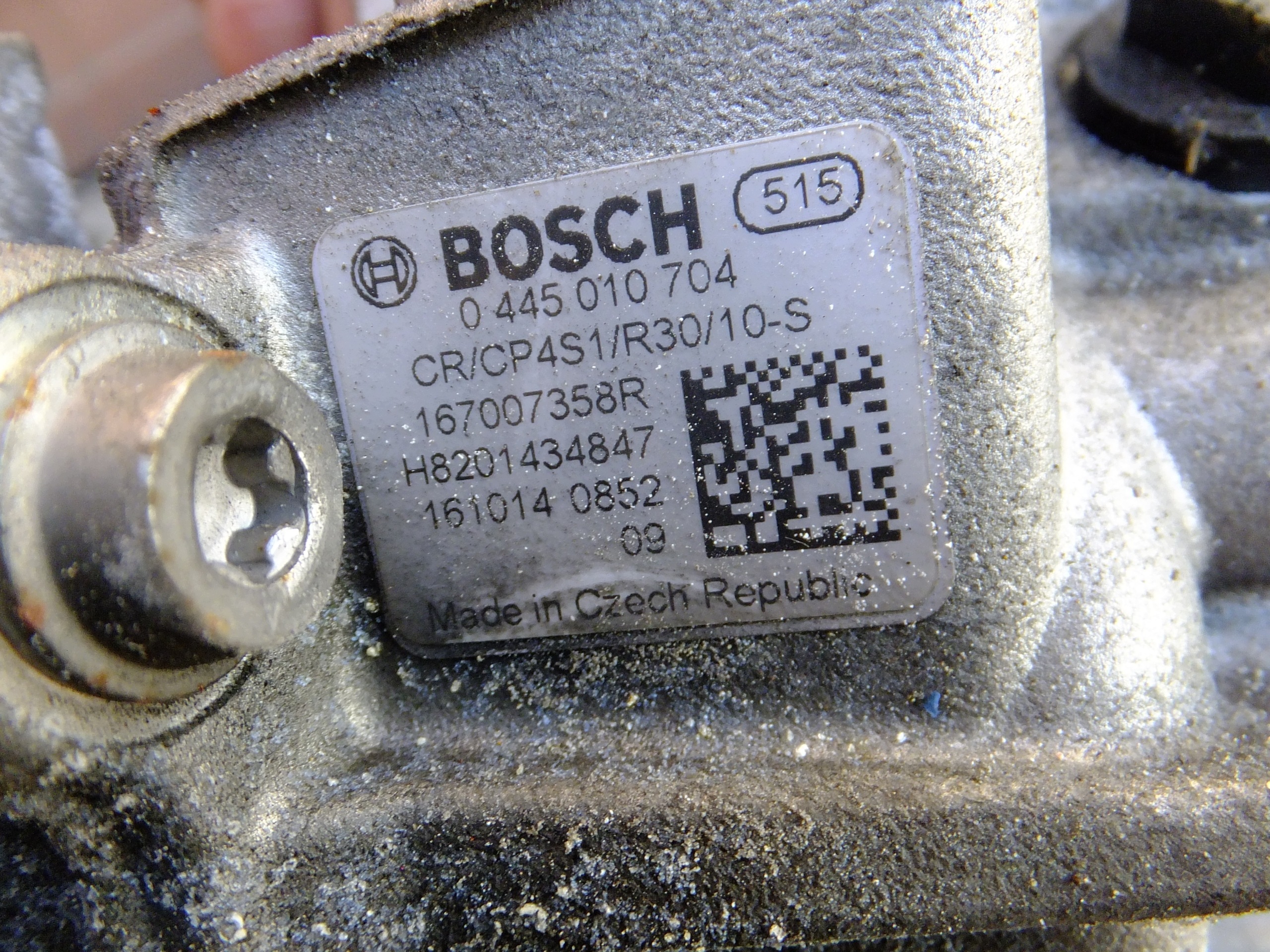 injection pump renault clio IV 1,5 dci 0445010704 167007358R